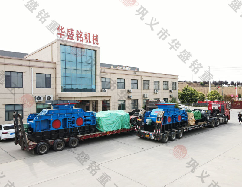 水泥廢料用什么破碎好？就用液壓對輥制砂機(jī)