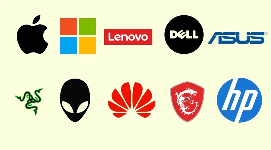 top 10 laptop manufacturers